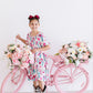 Dots & Daisies Smocked Ruffle Dress