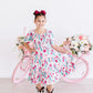 Dots & Daisies Smocked Ruffle Dress