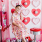 Bouquet Beauty 3/4 Sleeve Pocket Twirl Dress