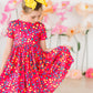 Polka Dot Party S/S Pocket Twirl Dress