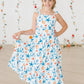 Anchors Away Ruffle Maxi Dress