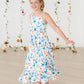 Anchors Away Ruffle Maxi Dress