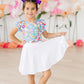 White Twirl Skort