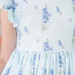 Texas Bluebonnets Flutter Sleeve Twirl Dress