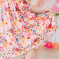 Bouquet Beauty 3/4 Sleeve Pocket Twirl Dress