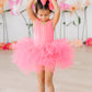 Neon Pink Tank Tutu Leotard