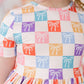 Rainbow Ribbons S/S Pocket Twirl Dress