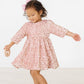 Rose Gold Velvet Sequin Dress