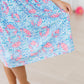 Crab Walk Ruffle Cross Back Dress
