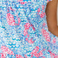 Crab Walk Ruffle Cross Back Dress