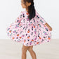 Purr-fectly Spooky 3/4 Sleeve Pocket Twirl Dress