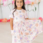 Peanut Butter Jelly Time S/S Pocket Twirl Dress