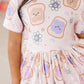 Peanut Butter Jelly Time S/S Pocket Twirl Dress