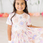 Peanut Butter Jelly Time S/S Pocket Twirl Dress