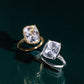 Sterling Silver Elongated Cushion Cocktail Ring 4ct & 8ct