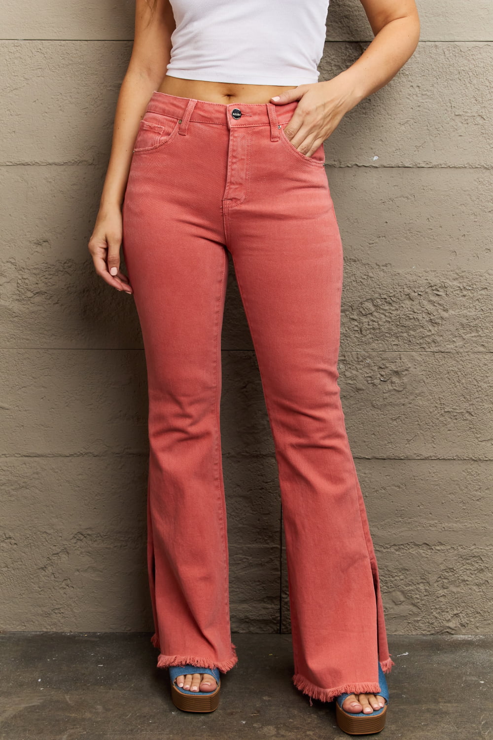 “Sandy Shores” Flare Jeans