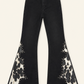Rockstar Rouge Flare Black Cowhide