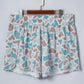 Multicolour Camouflage Elastic Waist Athleisure Shorts