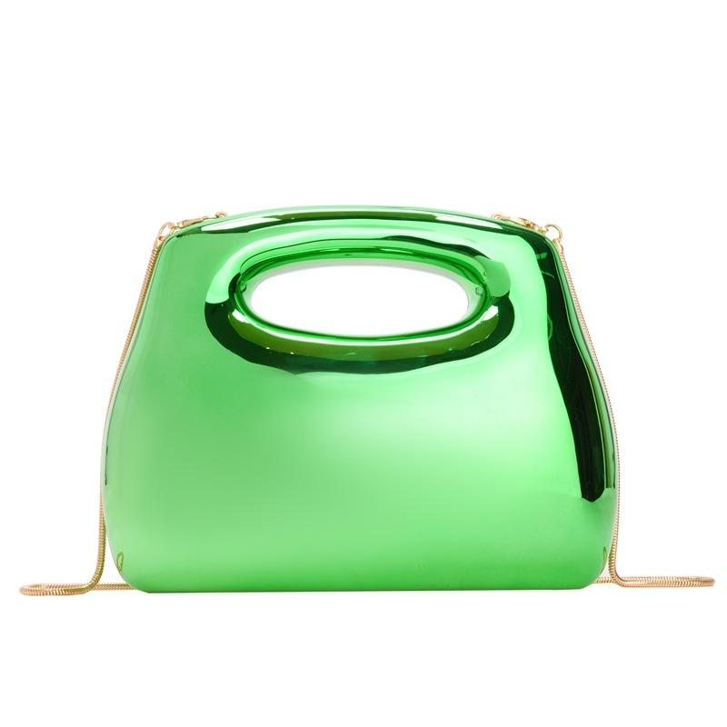 Acrylic square box clutch bag