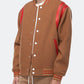 Konus Men's Wool Blend Varsity Jacket in Camel