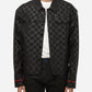 Konus Men's Black Checkered Trucker Jacket