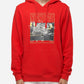 Konus Men's Graphic Pullover Hoodie in Red