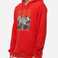 Konus Men's Graphic Pullover Hoodie in Red