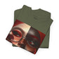 Graphic Tee — Dual-Faced Gothic Rose Portrait