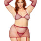 Risk Taker Rhinestone Bra Set