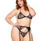 Love to Love Rhinestone Lace Bra Set