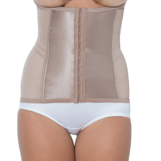 Shapette Powermesh Satin Panel Waist Cincher