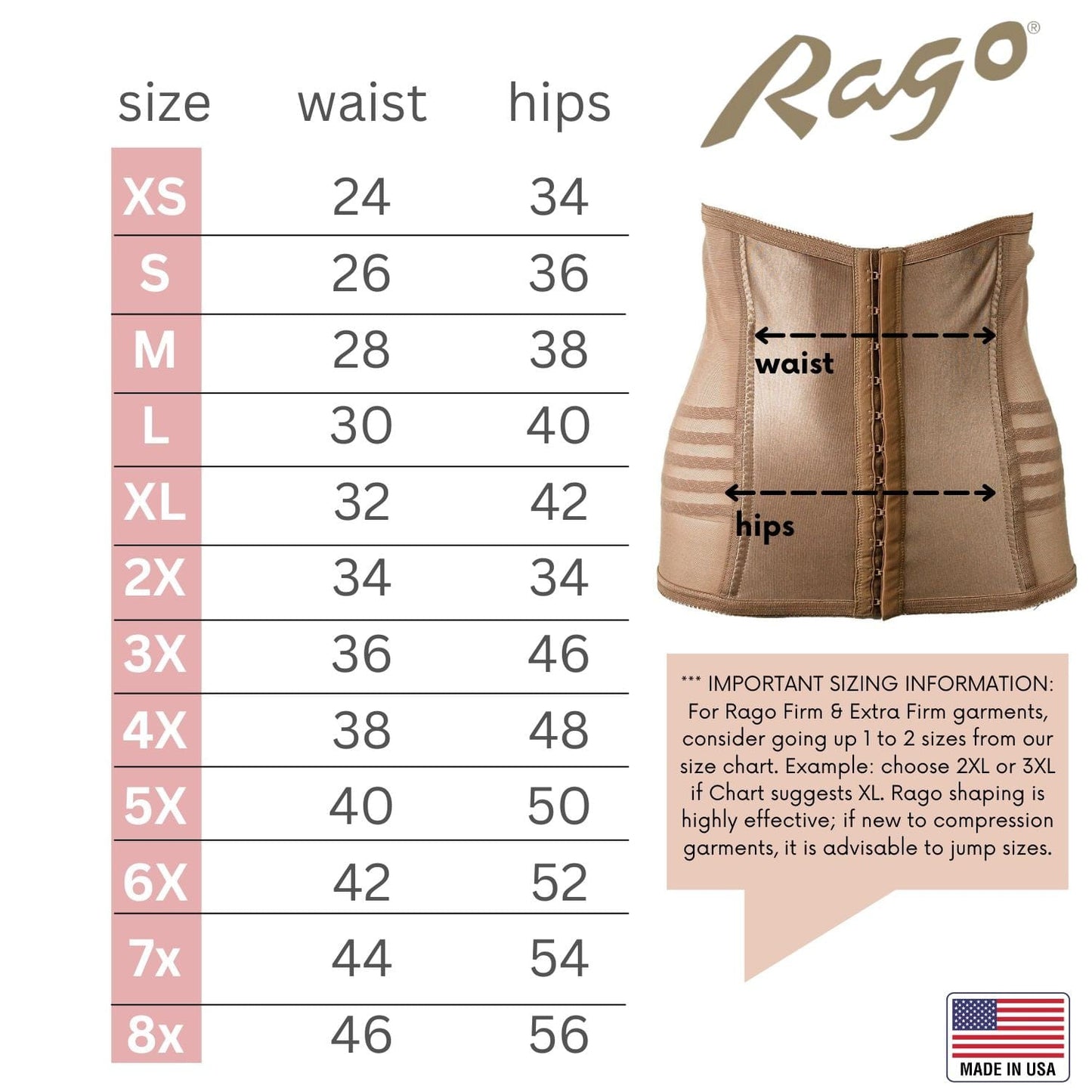Shapette Powermesh Satin Panel Waist Cincher