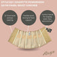 Shapette Powermesh Satin Panel Waist Cincher