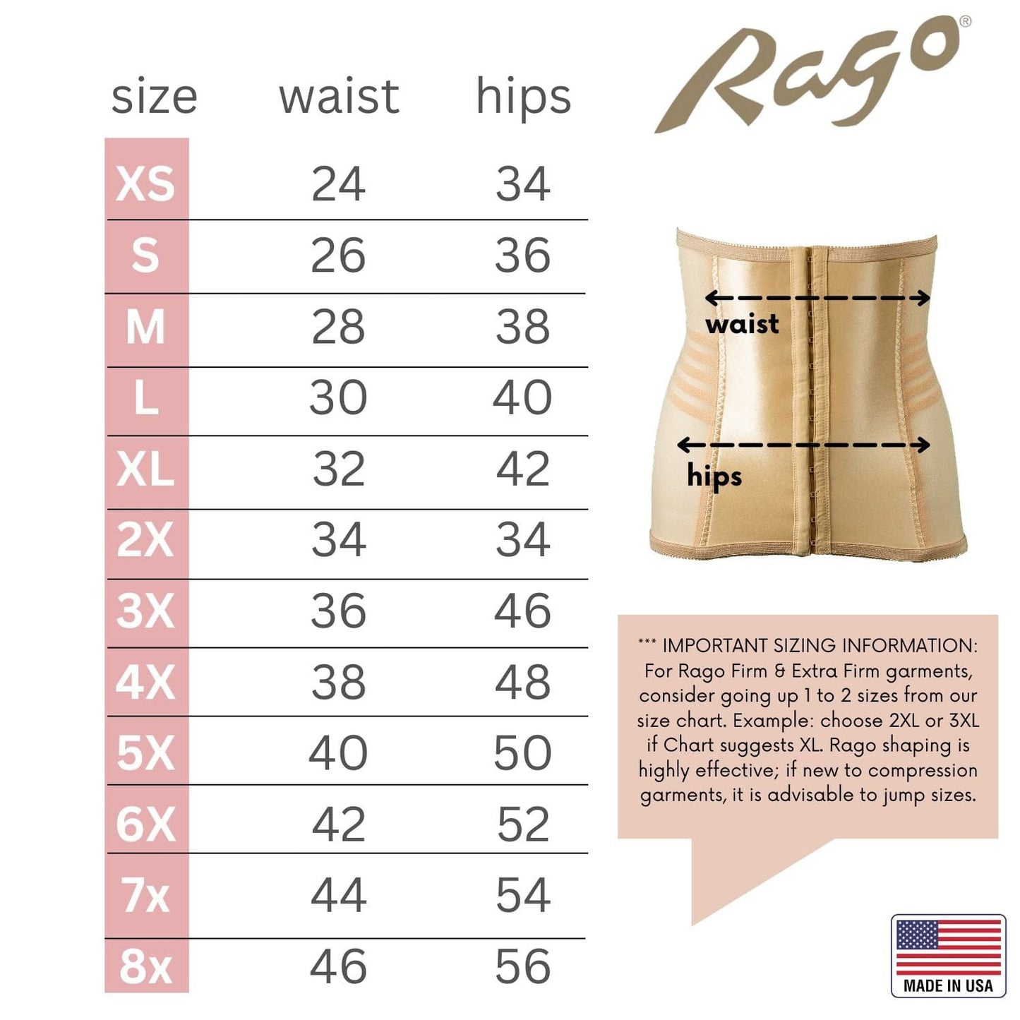 Shapette Powermesh Satin Panel Waist Cincher