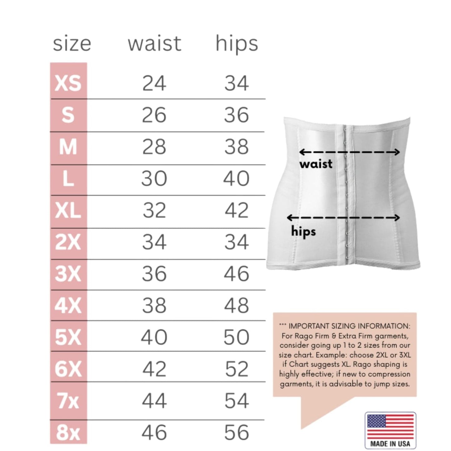Shapette Powermesh Satin Panel Waist Cincher