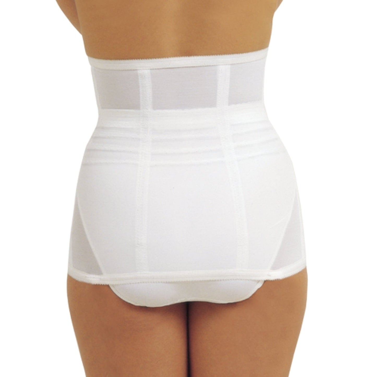 Shapette Powermesh Satin Panel Waist Cincher