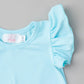 Aqua S/S Flutter Bodysuit