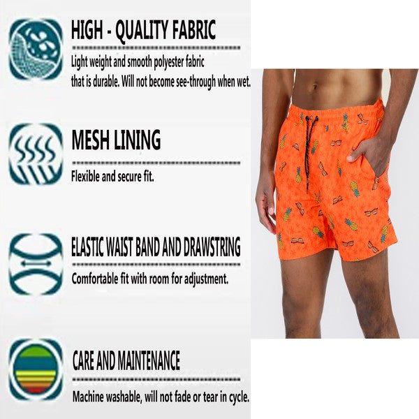 Palm Tree Swim Shorts