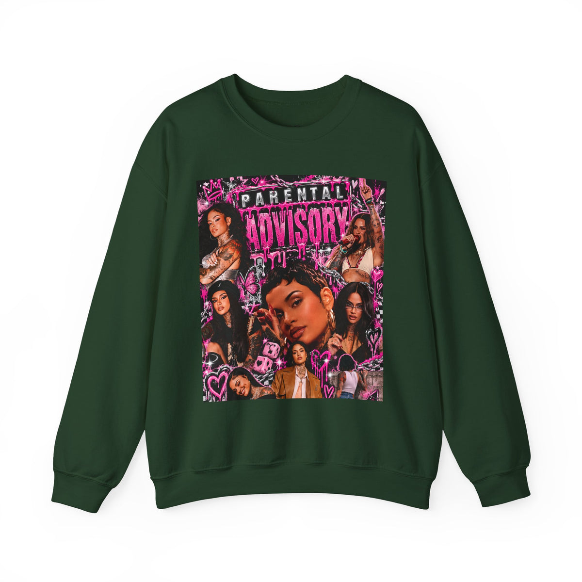 “Parental Advisory” Kehlani Crewneck Sweatshirt