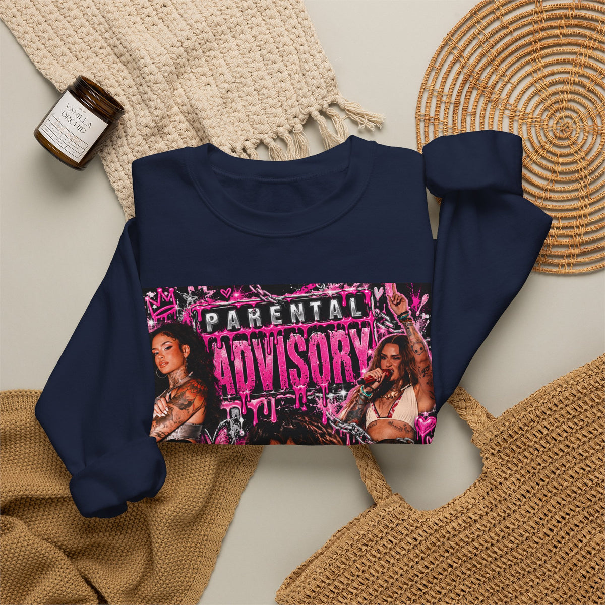 “Parental Advisory” Kehlani Crewneck Sweatshirt
