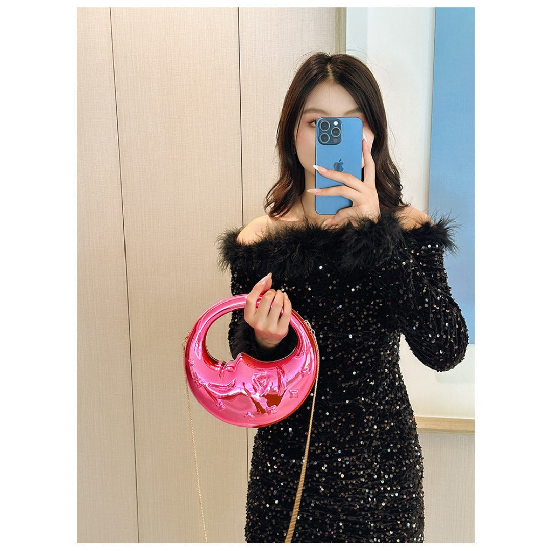 Acrylic Moon Shaped Bag