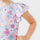 Love Blooms S/S Flutter Sleeve Leotard