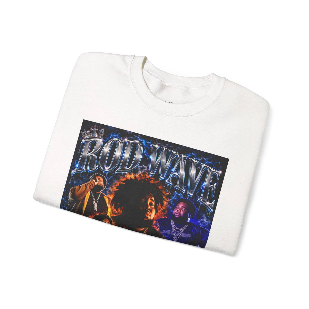 “Rod Wave” Blue Crewneck Sweatshirt