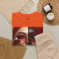 Graphic Tee — Dual-Faced Gothic Rose Portrait