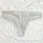 Hearts of Venus Keyhole Thong in Pearl