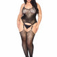 Pure Obsession Suspender Bodystocking