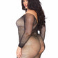 Please Me Rhinestone Bodystocking