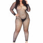 Please Me Rhinestone Bodystocking