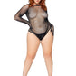 Risk Factor Gloved Bodysuit