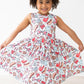 Red, White & BBQ Tank Twirl Dress